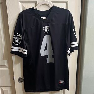 Black and Silver Raiders Jersey